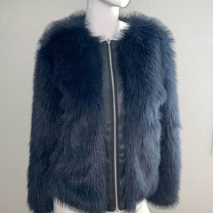 Nordstrom Navy Teddy Jacket